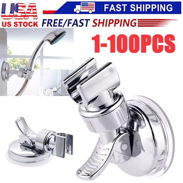 Holder Suction Cup Handheld Showerhead Wall Mount Bracket