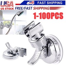 Adjustable Shower Head Holder Suction Cup Handheld Showerhead Wall Mount Bracket