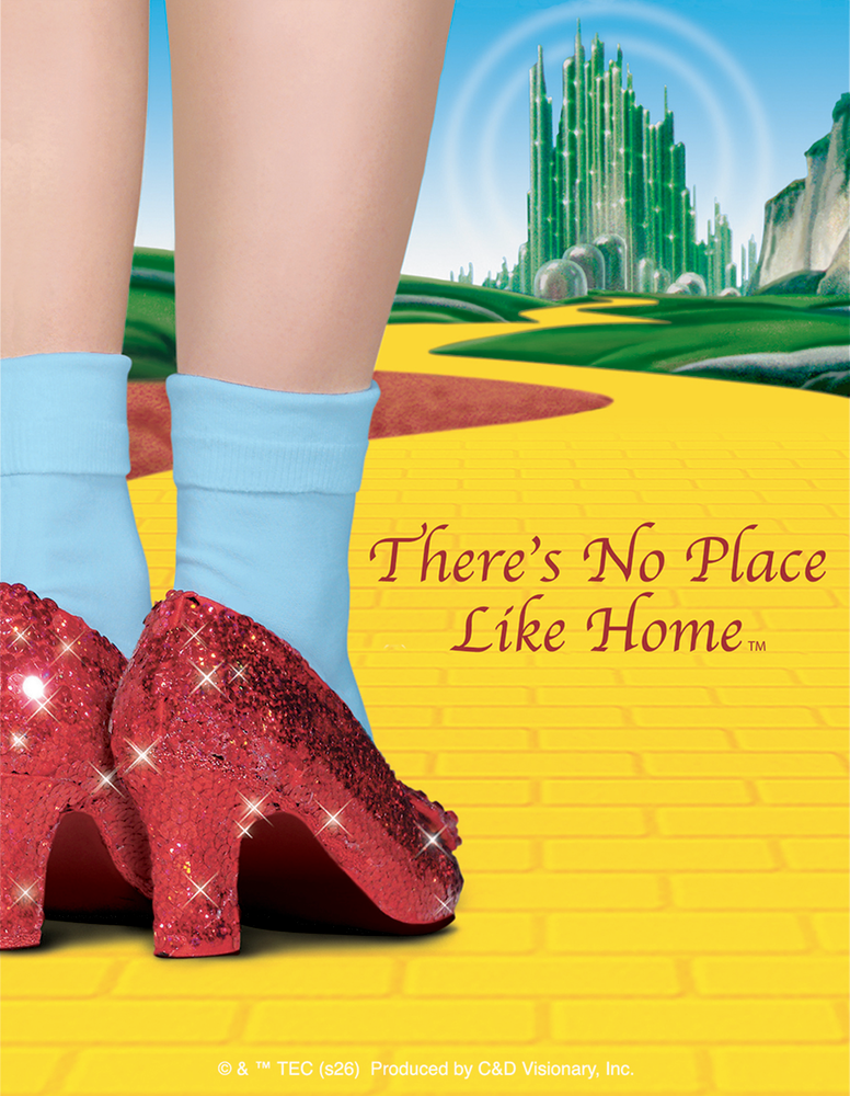 Sticker - The Wizard Of Oz Dorothy No Place Like Home 1930s