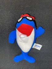 Vintage Starkist Charlie Tuna 7" Bean Bag Plush Advertising Mascot Toy