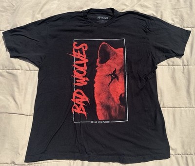 Bad Wolves  Dear Monsters  Tee XXL Black Wolf Graphic Band Shirt Mens