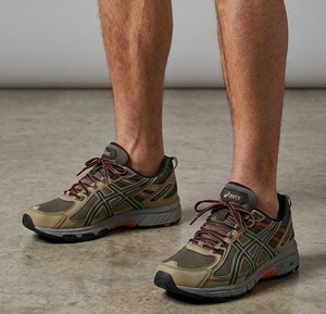 ASICS GEL-Venture‎ 5 Trail Running Shoes Men\'s Size 9 Olive Green Orange T5N3N NEW Men main image 2