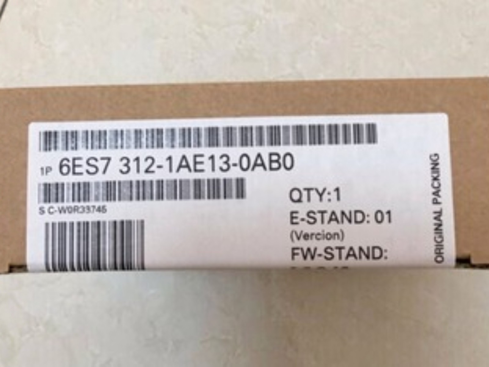 1P Siemens 6ES7312-1AE13-0AB0 6ES7 312-1AE13-0AB0 New Fast Delivery
