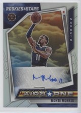 2021-22 Panini Chronicles Airborne Signatures Silver 65/99 Monte Morris Auto 0a6