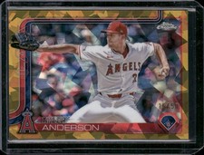 2025 Topps Chrome Sapphire Tyler Anderson #227 Gold Refractor #/50