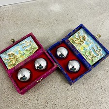 2 Sets 38mm Chinese Baoding Balls Health Hand Exercise Stress Relaxation Therapy