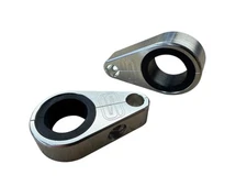 Streamline ATV Brake Line Clamp Silver