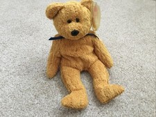 Ty Beanie Babies Fuzz the Bear 1999 with Tags, Retired