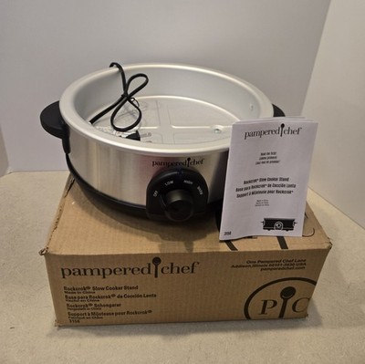 Pampered Chef Rockcrock SLOW COOKER STAND Only Model 3156 NEW IN BOX