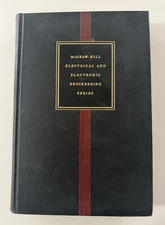 Electric Machinery Fitzgerald Kingsley 1952 McGraw Hill Engineering Book Vintage