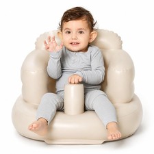 Inflatable Baby Seat for Babies 3 Months Up, Blow Up Floor Baby Chair with ...
