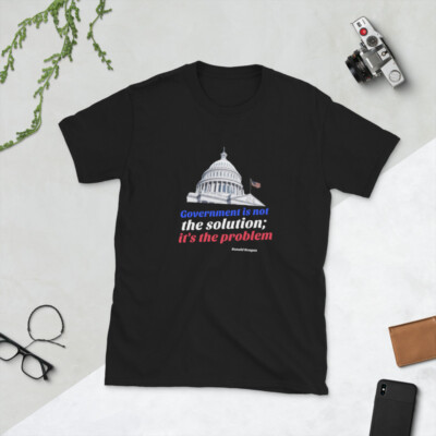 Government Is Not The Solution Short-Sleeve Unisex T-Shirt