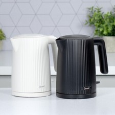 Quest 1.5 Litre Cordless Kettles / Modern Grooved Design / 3000W / 2 Colours