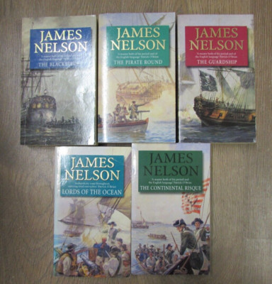 5 ACTION-PACKED BOOKS by JAMES NELSON  ** £4.50 UK POST ** PAPERBACK