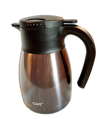 Gint 1L 34Oz Insulated Stainless Steel Thermal Carafe For Hot Or Cold  Beverages