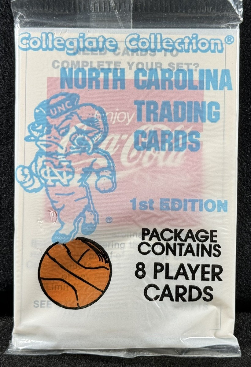 north carolina trading cards first edition 🔥1989 Collegiate Collection Coca-Cola 1st Edition Rookies  Jordan/Worthy/Perkins