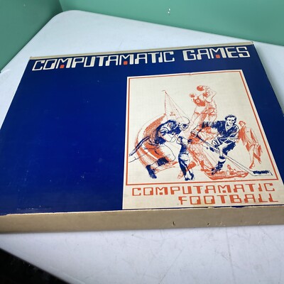 First Football Computer Game Vintage 1970 Computamatic Football Game Electronic Data Controls ...