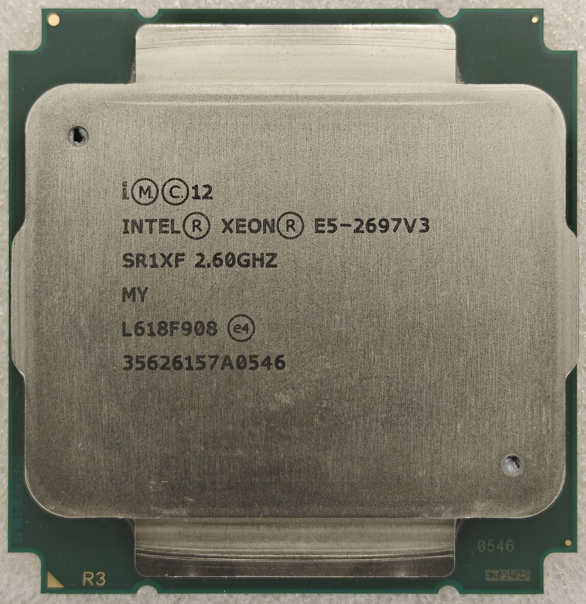 Intel Xeon E5-2697 v3 SR1XF 2.6 - 3.6GHz, 35MB, 14 Core, FCLGA2011-3, 145W  CPU