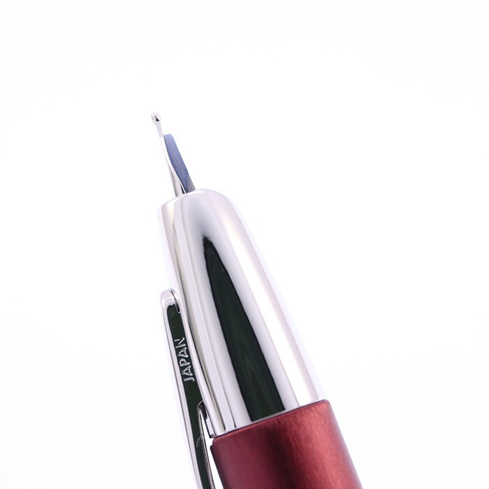 PILOT Fountain Pen Capless Decimo 20 Colors Bordeaux Aluminum Nib