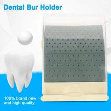 142 Holes Dental Bur Holder Block Stand Disinfection Case with Pull out Drawer
