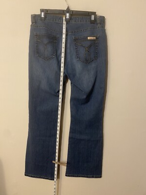 Women s Calvin Klein Jeans Size 10 Flare Stretch Bootcut Medium to Dark 