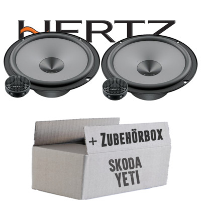 Hertz Lautsprecher für Skoda Yeti Heck System Boxen PKW KFZ Einbauset Tür hinten