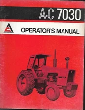 ALLI-CHALMERS 7030 DIESEL TRACTOR OPERATORS MANUAL