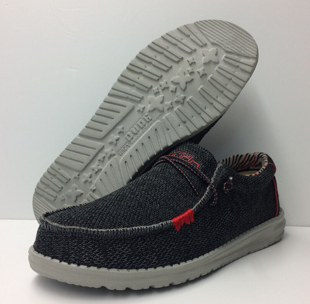 Hey Dude Wally Sox Neon High Risk Red 