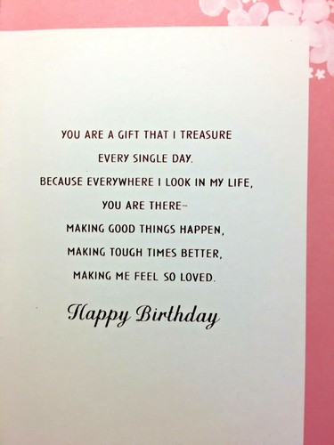WOMAN I LOVE BIRTHDAY Cards, Wife Girlfriend 16 Choices HALLMARK 38 - Picture 18 of 46