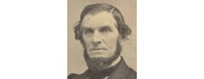 CIVIL WAR ERA MAN, CDV W/ STAMP, FROM MANCHESTER, NH, STRONG CHIN BEARD