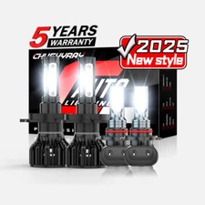 For Toyota Tacoma 2001-15 LED Headlight Hi/Low + Fog Light Bulbs 6000K