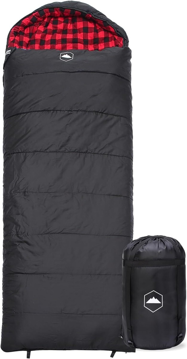 Tough Outdoors Sleeping Bags Adult Bag 15-50F Temperature Rating