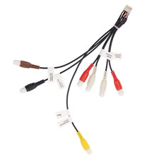 Xtenzi 12Pin AV RCA Harness for Pioneer DMH130BT DMH-130BT DMH340EX DMH-340EX