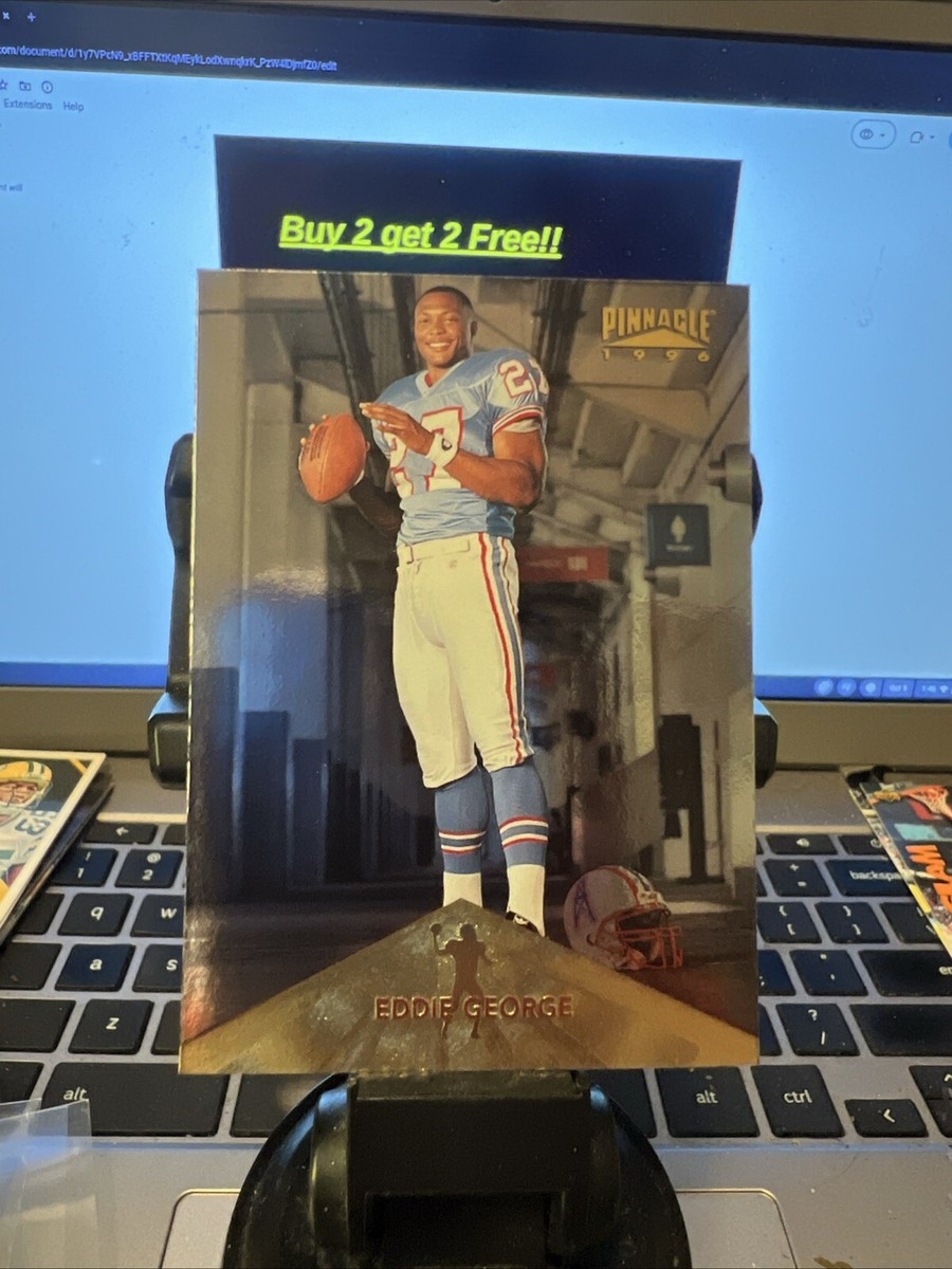 1996 Pinnacle #170 Eddie George Gold Foil Rookie | eBay
