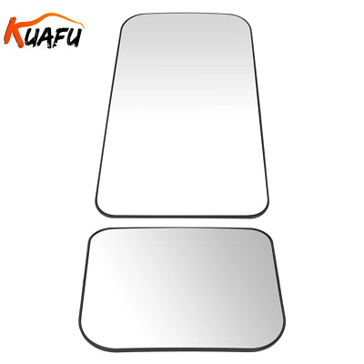 Left Right Heated Mirror Glass Upper Lower For Chevy Kodiak GMC Topkick C4500