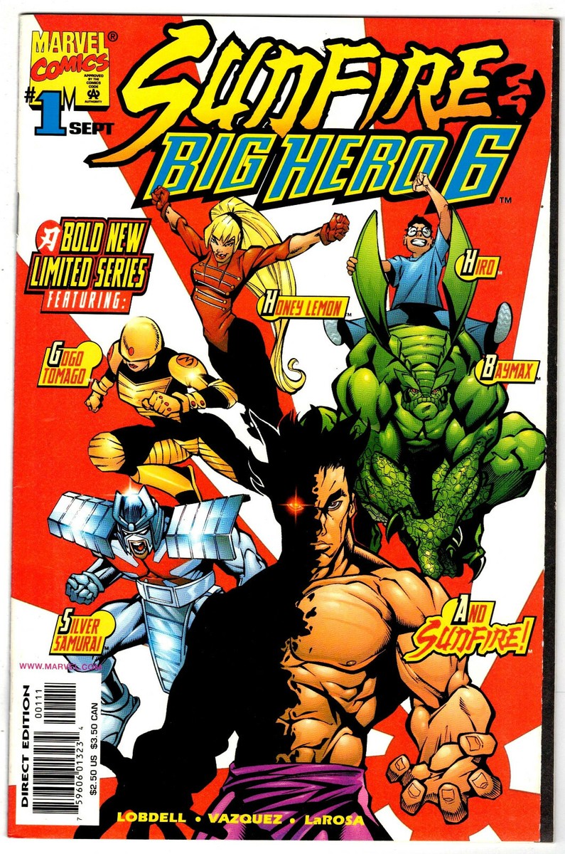 SUNFIRE & BIG HERO 6 # 1 - Marvel 1998 (vf-) | eBay