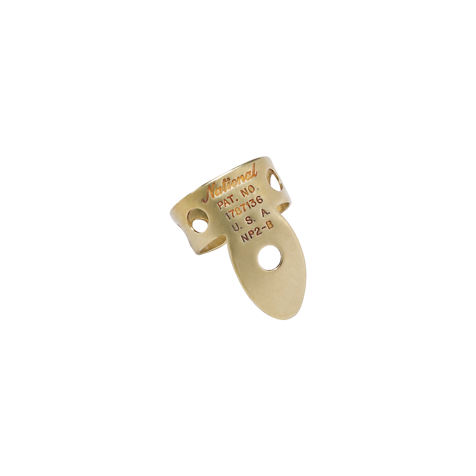 D'Addario NATIONAL Brass Finger Picks, 4-Pack