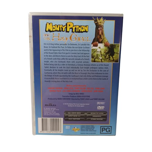 Monty Python & the Holy Grail DVD Adventure Comedy Family Historical King Arthur - Picture 2 of 10