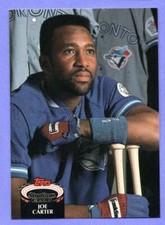 1992 Stadium Club  #10  Joe Carter Toronto Blue Jays
