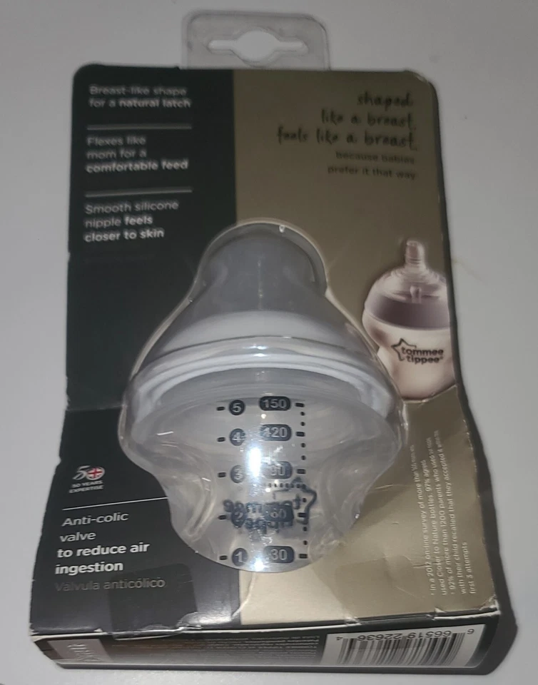 Tommee Tippee Closer to Nature 9oz Anti-Colic 0m+ New  - Image 2 of 3