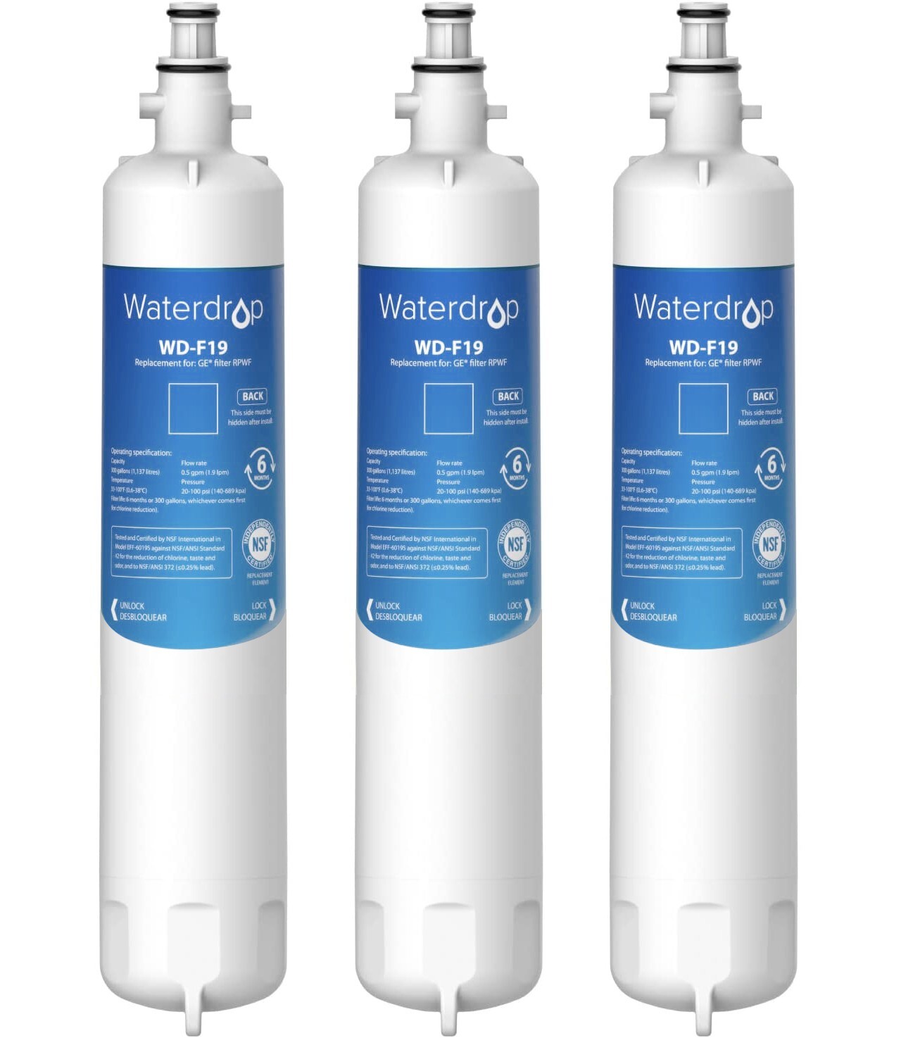 (not Rpwfe), Replacement For Ge&reg;，3 Pack