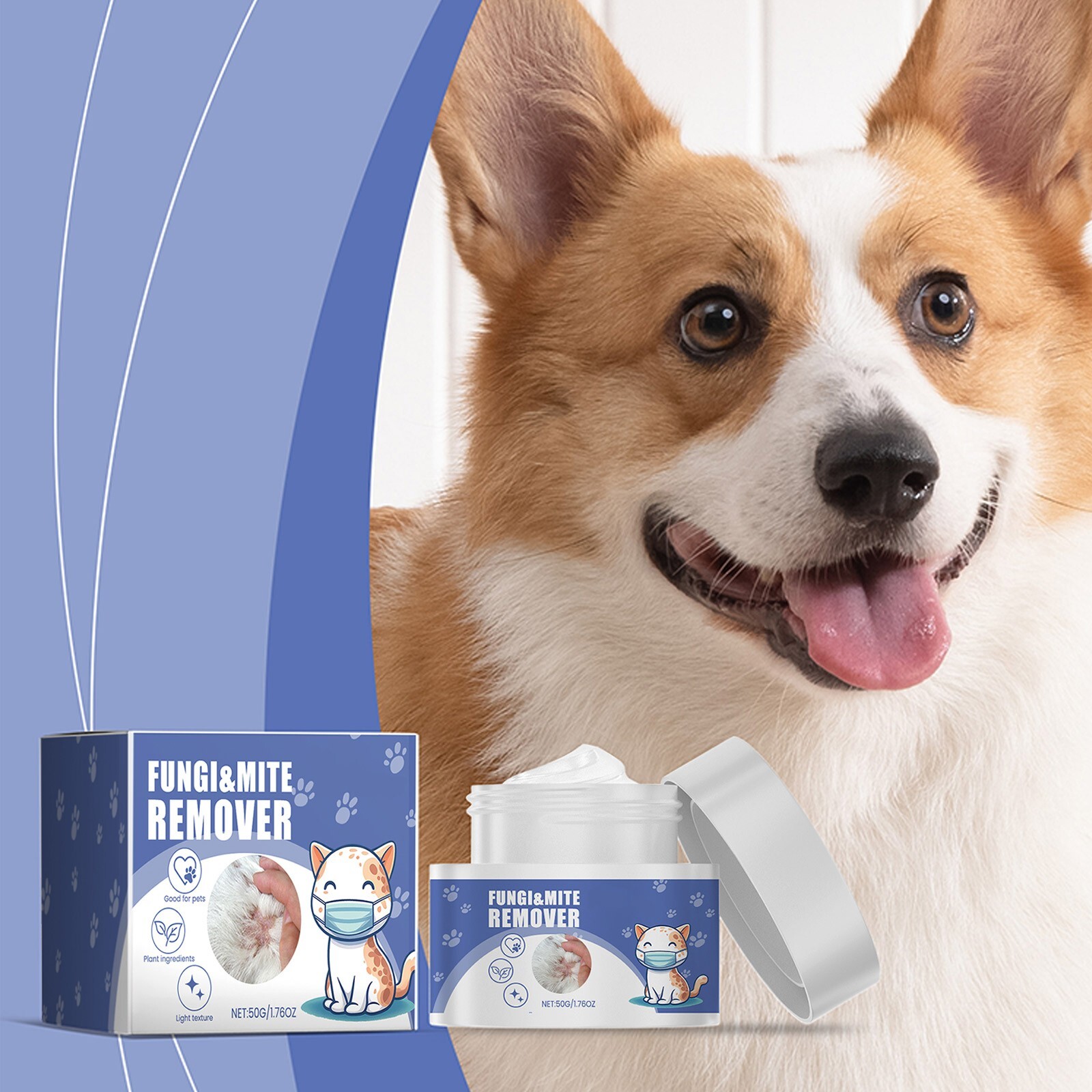 Pet Care Cream 50g Dry And Itchy Skin For Dogs And Cats And Soothes The Skin To