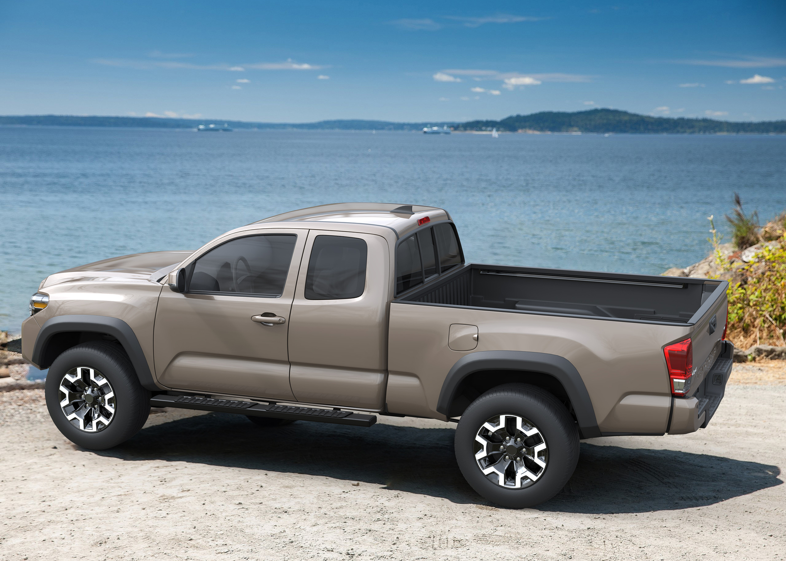 Stainless Steel Running Boards For 2005-2023 Toyota Tacoma Access Cab – Pair, 77"