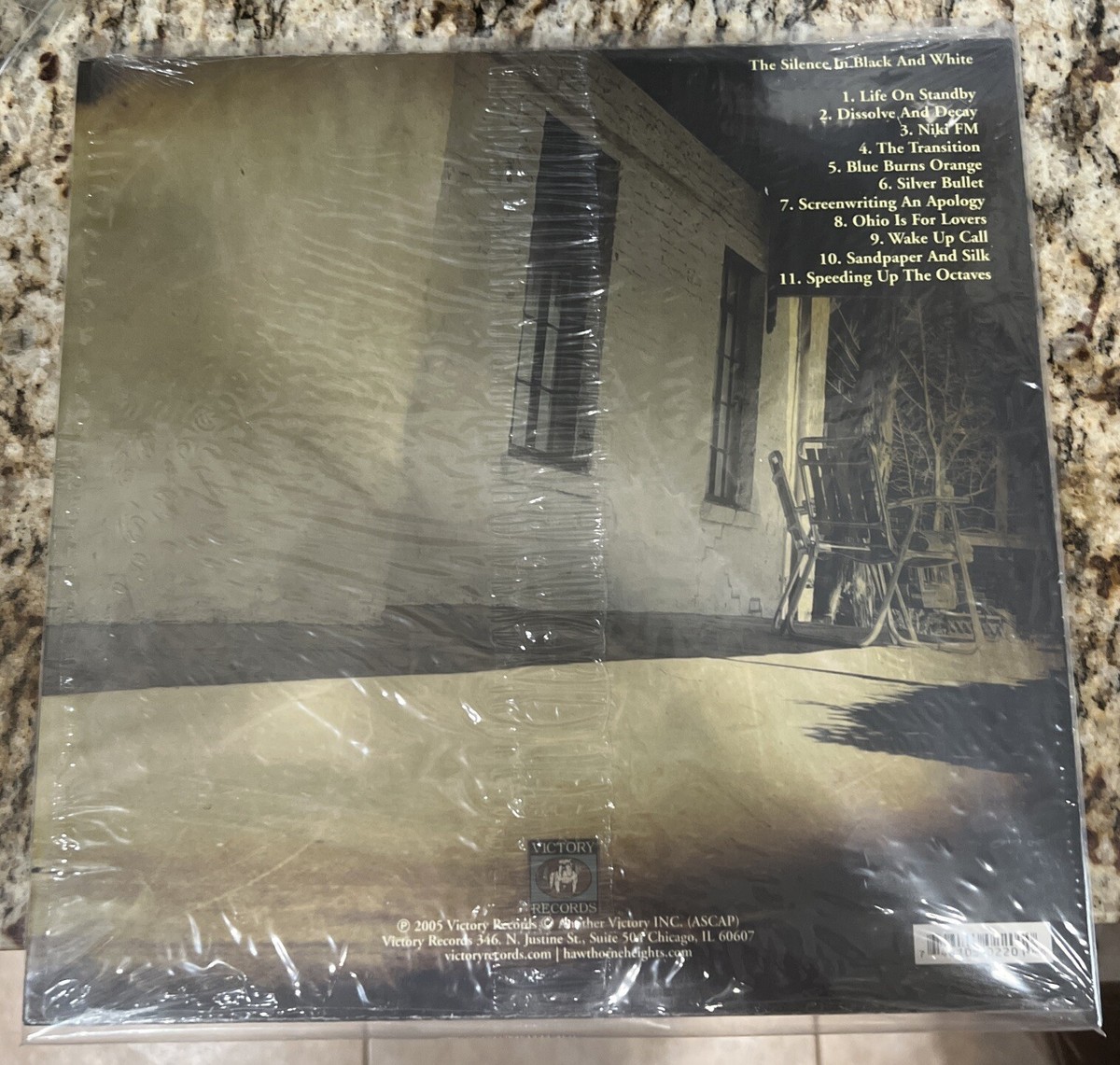 Hawthorne Heights Silence In Black And White Clear Blue /403 2ND