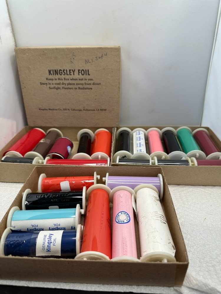 Kingsley Foil Stamping Machine Hot Stamping Foil Coils 2