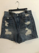 So Jr High Rise Mom Short Blue Jean Shorts Size 9/29 Ret 38 DW-32