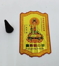 AMULETO KWAN YIN DIOSA DEL AMOR DEL DINERO Y LA FORTUNA INSTRUCCIONES INCLUIDAS 