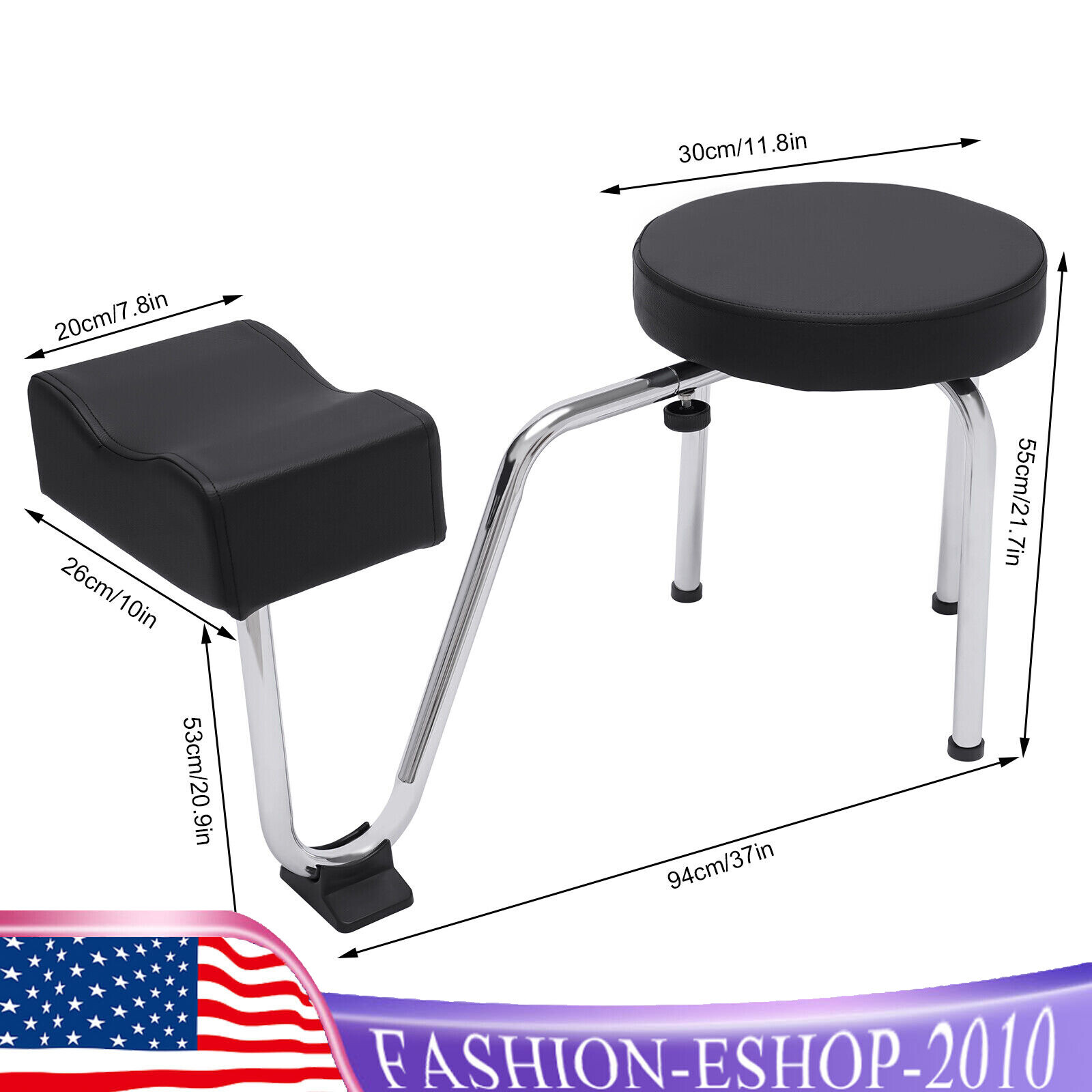 Salon Beauty Pedicure Manicure Chair Freestanding Footrest Nail Stool Tattoo