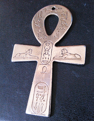 Bague Ankh égyptienne En Argent Sterling 925 – Alliance Symbolique Hiéroglyphe, Style Antique Et Unique