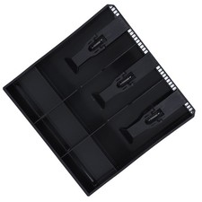 (Black)Acogedor Cash Drawer/Shop Till Drawer Cash Register Drawer Insert Tray